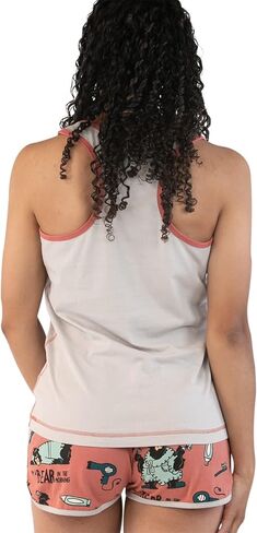 Lazy One Matching Pajamas for Women, Cute Pajama Shorts and Tank Top Set in Kuwait