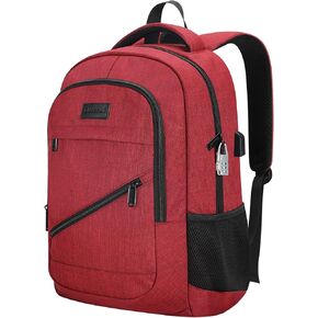 Laptop Backpack for Men, Anti Theft Backpack with USB Charging Port, 15.6 Inch Backpack for School Travel Work Business (Blue) in Kuwait