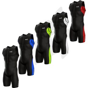 Sparx Men's Elite Triathlon Suit Trisuit SpeedSuit Skinsuit Swim-Bike-Run Triathlon Race Suit