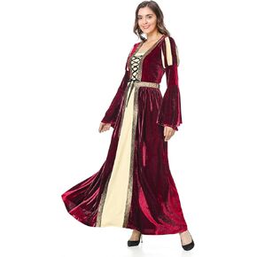 yolsun Adult Medieval Dress Renaissance Princess Halloween Dress Up Costume