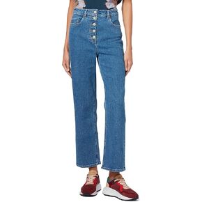 Ps Women's Wide Leg Cropped Jeans in Kuwait