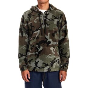 RVCA Mens Half Zip Fleece Jacket in Saudi Arabia