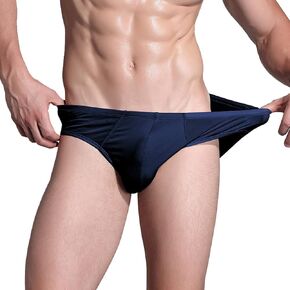 SilRiver Men's Silk Briefs Travel Panties Bikini Underwear lighter and Breathable