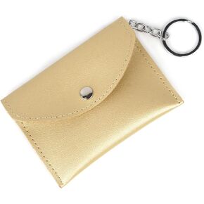 FADACHY Small Keychain Wallet Slim Coin Purse Mini Credit Card Holder Wallet Change Purse with Key Ring in Kuwait