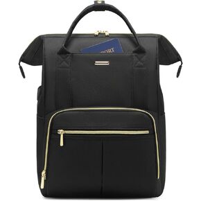 Women Laptop Backpack Work Bag - Fits 15.6 inch with Laptop Compartment Waterproof Professional Fashion Travel Purse with USB Charger for College Nurse Business Computer Backpack in Kuwait