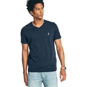 Nautica Men's J-Class Logo V-Neck T-Shirt