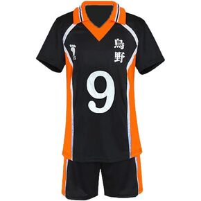 XIAMUSZ Karasuno Cosplay Costume Jersey Halloween Uniform Shorts Shirt