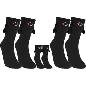 Hand Holding Socks Magnet Funny Novelty Socks that Hold Hands for Couples Family Parent-Child Valentine Gag Gift