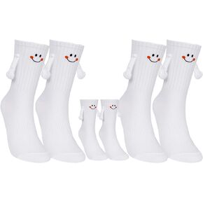 Hand Holding Socks Magnet Funny Novelty Socks that Hold Hands for Couples Family Parent-Child Valentine Gag Gift