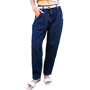 Anna-Kaci Women's Classic Mid Rise Boyfriend Cropped Denim Jeans Loose Harem Pants