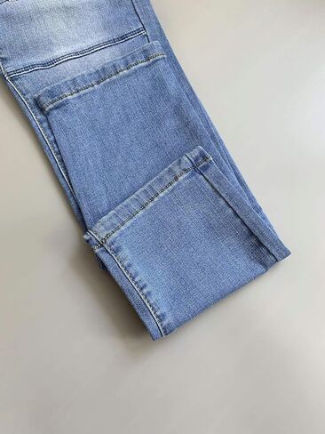 Aodrusa Womens Skinny Moto Jegging Jeans Denim Slim Fit Mid Rise Stretch Pencil Pants in Saudi Arabia