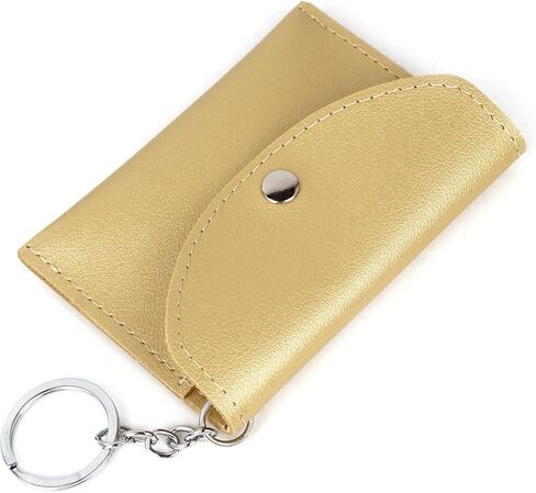 FADACHY Small Keychain Wallet Slim Coin Purse Mini Credit Card Holder Wallet Change Purse with Key Ring in Kuwait
