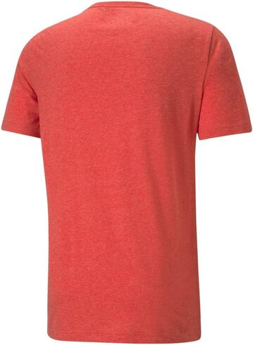 PUMA mens Essentials Heather Tee Shirt, High Risk Red, Large US in Saudi Arabia