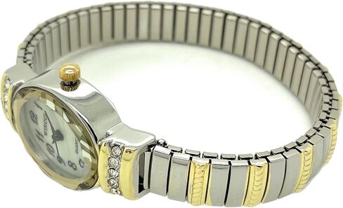 Wincci Ladies Elegant Classic Small Oval Stretch Elastic Band Fashion Watch in Saudi Arabia