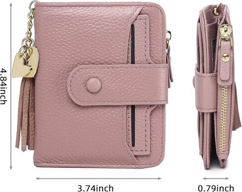 Slim Wallet for Women Wallet Women Slim Clutch Womens Wallets Thin Women Thin Wallets,RFID Blocking Small Ladies Wallet (Pink) in Kuwait