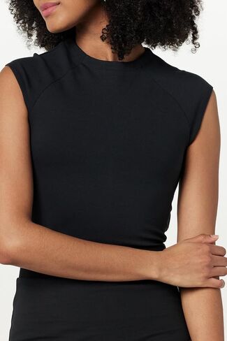 The Drop Women Eloisa Cap Sleeve Crop Top crop top in Saudi Arabia