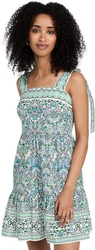 Shoshanna Women's Raleigh Tiered Square-Neck Mini Dress in Saudi Arabia