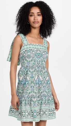 Shoshanna Women's Raleigh Tiered Square-Neck Mini Dress in Saudi Arabia