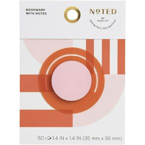 Notes by Post-it® Bookmark Notes، 1-7/16 بوصة ارتفاع × 1-7/16 بوصة عرض × 1/4 بوصة عمق، أزرق، 50 ورقة لكل وسادة in Kuwait