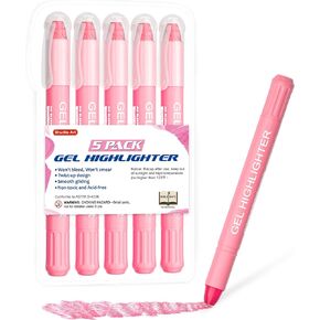Shuttle Art Bible Highlighters and Pens No Bleed, 12 Pastel Colors Gel Highlighters No Bleed Through, Bible Journaling Supplies, Great for Journaling Highlighting and Studying