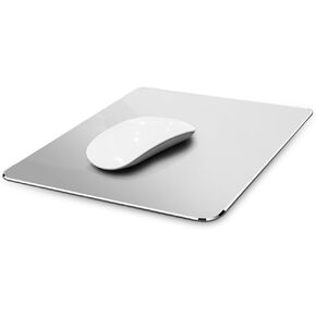 Vaydeer Ultra-Thin Aluminum Mouse Pad Double Side Design Mouse Mat for Office and Gaming, Waterproof Hard Metal Mouse Pad, Large Silver,11.81X9.45 Inch… in Kuwait