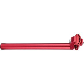 Seatpost, Aluminium Alloy Scratch Resistant Shockproof Moutain Bike Seat Post for Outdoor for Road Cycling(red)