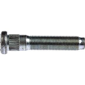 9/16-18 Serrated Wheel Stud - 0.625 In. Knurl, 2-29/32 In. Length