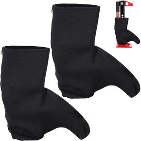 قطعتان من غطاء جاك الرفع المصنوع من النيوبرين غطاء واقٍ متوافق مع معظم جاك الرفع عالي الجودة جاك المزرعة سميك وموثوق به ومقاوم للماء، جاك ترس الجري، أسود in Kuwait