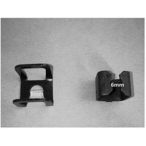 6 Pieces 2T Horizontal Car Floor Jack Spare Parts Jack Hoop Claw clamp Clip