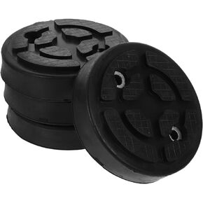 Vosarea Lifting Pad 4pcs Car Lifting Pads Jacking Lift Pad Two- Post Pad Useful Lifting Support (Block) Rubber Jack Pads