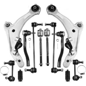 BoardRoad الجبهة السفلى ذراع التحكم الكرة المفاصل Sway Bar Link Tie Rods طقم تعليق بديل متوافق مع 2009 2010 2011 2012 2014 Nissan Maxima - 10 قطع in Kuwait
