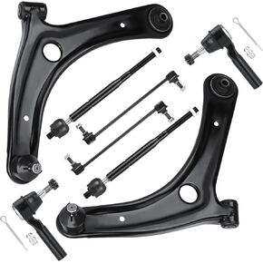 Front Lower Control Arm for 2007-2017 Jeep Compass Patriot 2007-2012 Dodge Caliber Passenger & Driver Side w/Ball Joint Assembly K620065 K620066, 2 PCS
