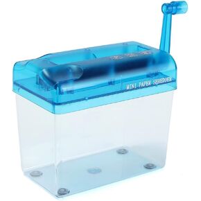 Portable Hand Shredder A6 Paper Shredder AJDOLL Manual Paper Shredder Mini Paper Cutting Machine with 1.5L Basket Office School Home Desktop Stationery for Paper Bills Receipts in Kuwait