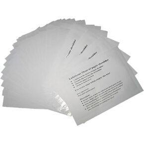 VANRA Shredder Lubricant Sheets (Pack of 12)