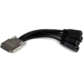 StarTech.com VHDCI to Quad DVI-D Splitter Breakout Cable - VHDCI (M) to 4 port DVI-D (F) Cable for NVIDIA & VisionTek Graphics Cards (VHDCI24DVI)