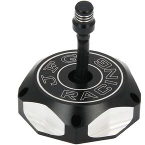CNC Gas Fuel Tank Cap Cover With Breather Valve Air Vent Hose Tube For XR70R XR80 XR80R XR100R XR200 XR250 XR400 CRF250X CRF250R CRF450R XR600L XR650R TRX450R Dirt Pit Bike Black