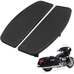 Rich Choices Front Rubber Rider Insert Footboard Floorboard Foot Peg Footrest Pad Compatible with Harley Touring Softail Road King Electra Glide 1986-2023