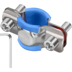 Fix Sinking Office Chair, Adjustable Height 304 Stainless Steel Chair Saver Stopper for Stop Chair Sinking Going Down Sag, with Hexagon Wrench, Cylinder 25-28mm, 0.98-1.1inch, 2pcs in Kuwait