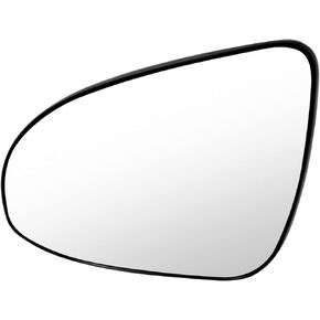 SCITOO Replacement Mirror Glass Driver Side Fit Compatible with 2012-2016 for Toyota Camry Heated Chrome Flat Towing Mirror Glass