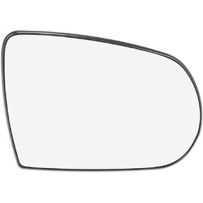 X AUTOHAUX Car Rearview Mirror Glass Replacement with Backing Plate Heated Right Passenger Side for Jeep Cherokee 2014 2015 2016 2018 2019