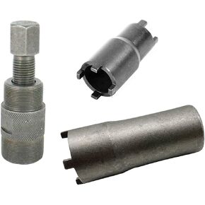 QISF 3Pcs Magneto Flywheel Puller 24mm & 27mm and 20mm & 24mm Clutch Lock Nut Spanner Tool + GY6 Clutch Lock Spanner Removal Tool Nut Socket for Motorcycle ATV Dirt Bike Scooter Repair Tool