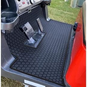 Golf Floor Liner Mat Full Coverage Custom Fit for 2 and 2+2 Club Car Models Precedent 2004-2022/Onward & Tempo (2017-2022)/Villager & V4L (2019-2022