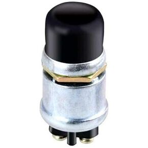 Golf Cart 12V Horn Switch Button w/Cover Floor Mount for Club Car, EZGO, Yamaha