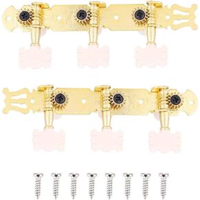 Classical Guitar String Tuning Peg Tuners Machine Heads Gold