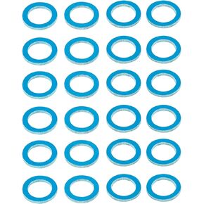 Lower Unit Drain Plug Seal Gaskets for 3/8"-16 Drain Fill Screws for 18-2945 Sierra Marine,98-102-09 SEI Marine,9-60101/02 Mallory Marine,MR-103 OBR Red Rhino, Mercury Marine (24PCS)
