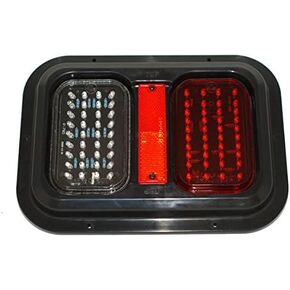 Kaper II L15-0088BLK Red Trailer Stop/Turn/Tail Light