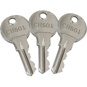 CH501 501CH Ignition Keys for from CH501 Truck Tool Box Lock (3 Pack)