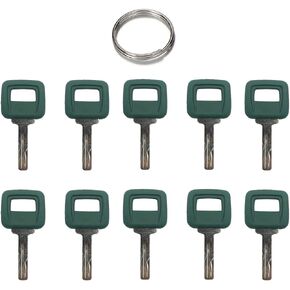 11039228 Ignition Key Excavator Truck for Volvo Loaders Heavy Equipment (5), Green