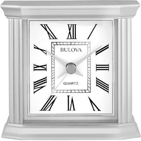 Bulova Clocks, Metal Tabletop, B1714, Wilton, Accent Décor