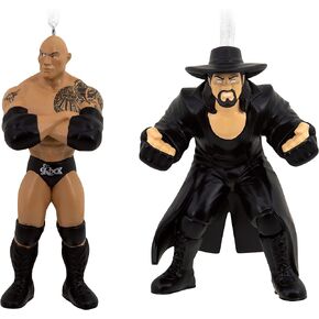 Hallmark WWE The Rock and Undertaker Christmas Ornaments, Set of 2